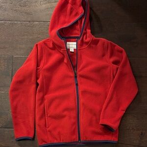 Amazon Essentials Kids' Red Fleece Hoodie